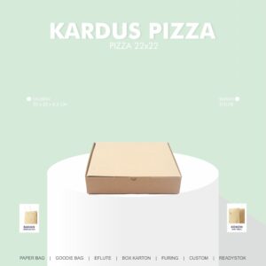 KARDUS PIZZA 22 X 22
